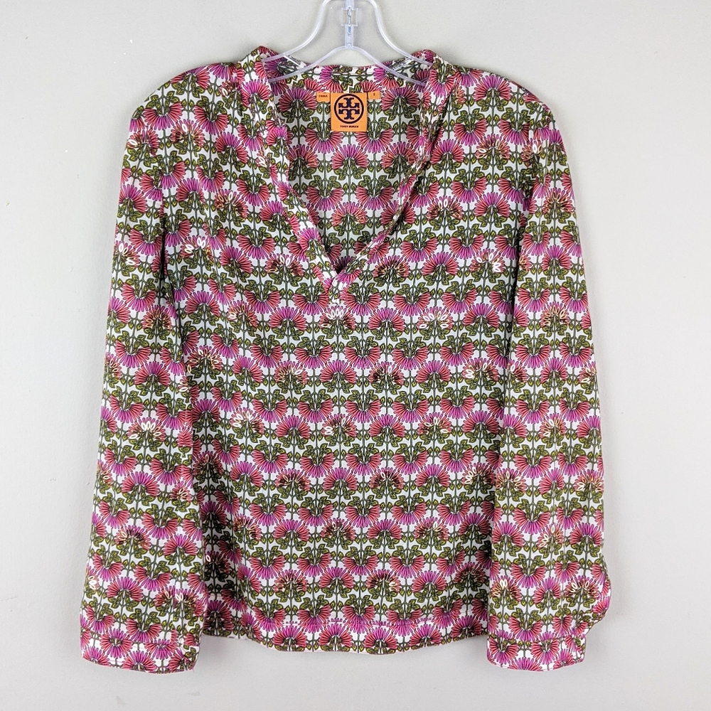 Tory Burch | Print Gold Blouse - E55